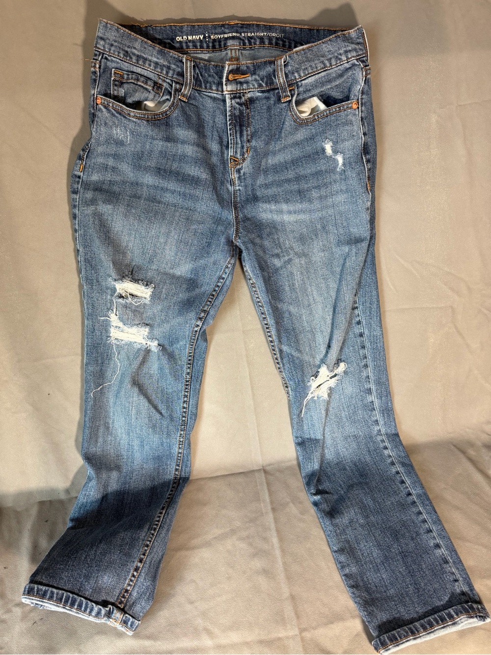 Old Navy Women's boyfriend Straight-Leg Jeans